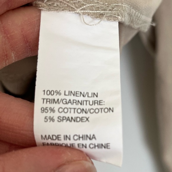 Eric Alexandre Linen Blazer Cream Beige Women’s Jacket EU 38 - Picture 6 of 7